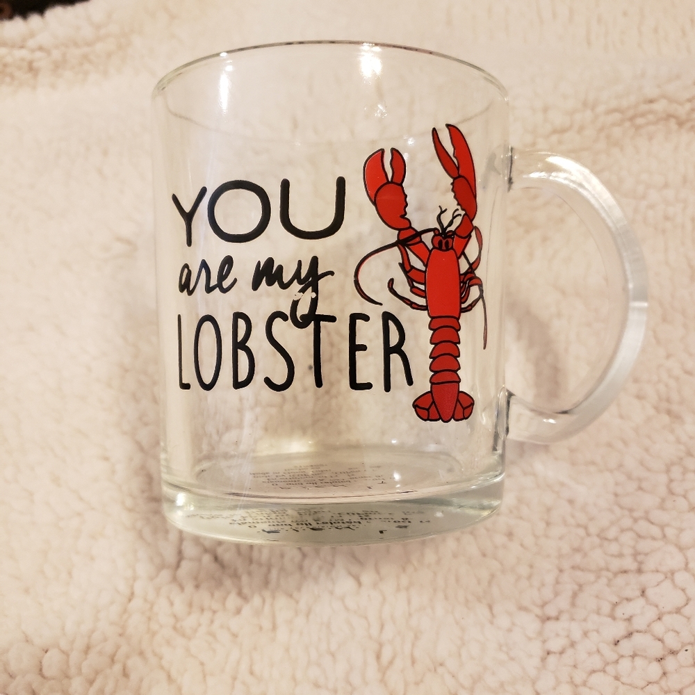 Friends The Television Series Glass  "You Are My Lobster" mug